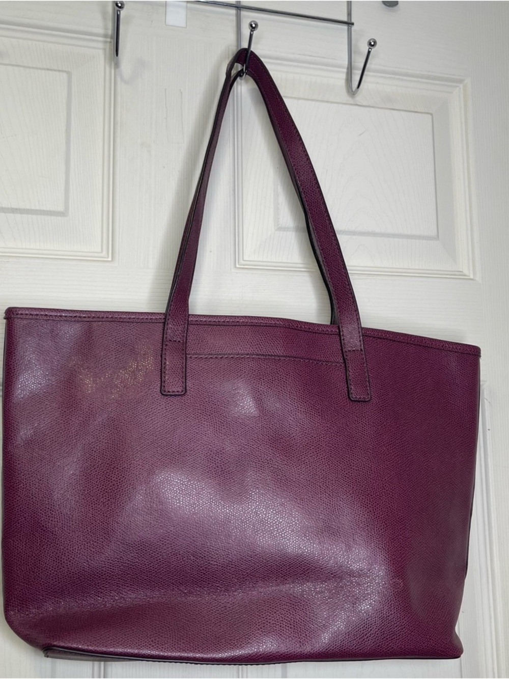 Michael Kors Plum jet Set Travel Tote Shoulder Bag - Picture 10 of 14